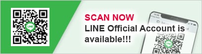 SCAN NOW LINE Official Account is available!!!
