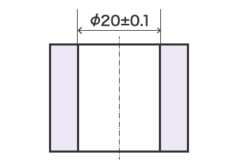 ขนาดวัสดุที่ใหญ่ที่สุด (MMS) ของเพลา (เว้า)