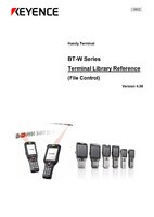 BT-W Series Terminal Library Reference - File Control Ver.4.50