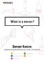 ข้อมูลพื้นฐานเกี่ยวกับเซนเซอร์ เซนเซอร์คืออะไร