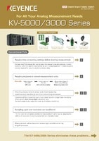 KV-5000/3000 Complete Range of Features Vol.2 For All Your Analog Measurement Needs