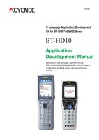 BT-1000/1500/600 Series BT-HD10 Development manual of server application (English)