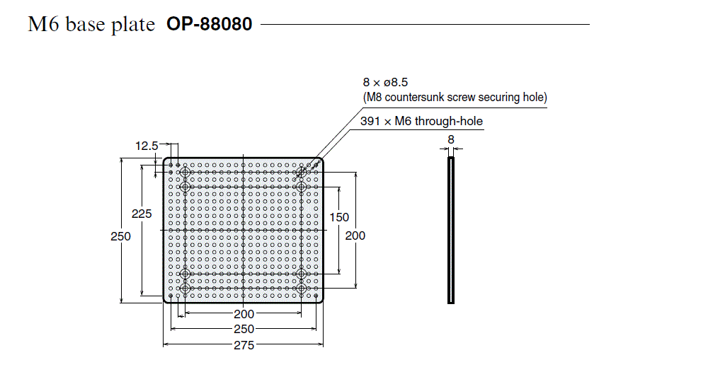 OP-88080 Dimension