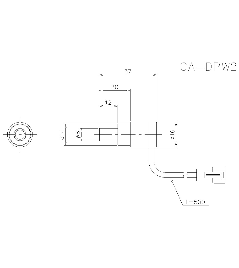 CA-DPW2 Dimension